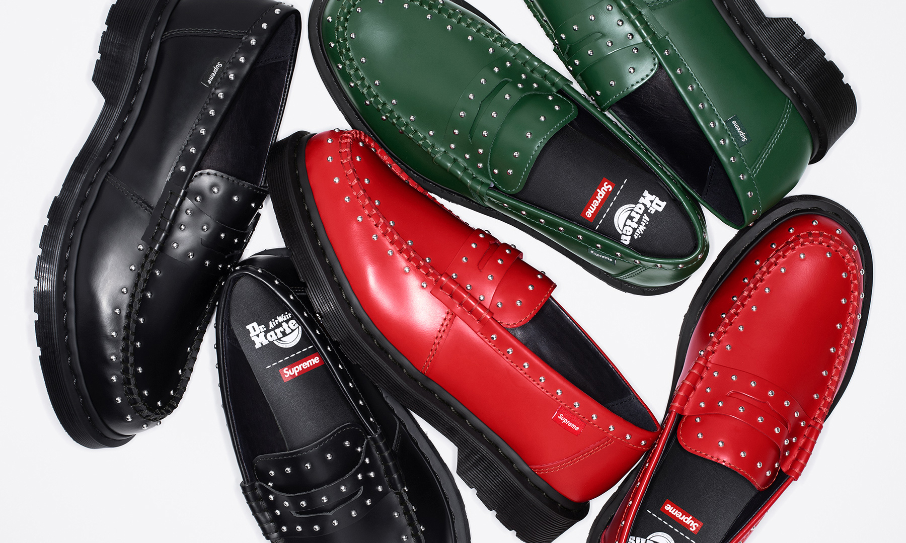 Supreme 携手 Dr. Martens 合作推出新款 Penton 乐福鞋